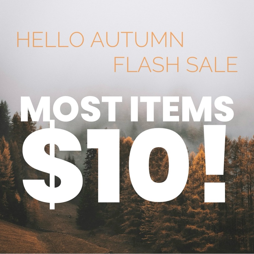 🍂Hello Autumn Flash Sale 🍂